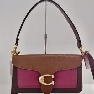 Coach Tabby Brown Multi Leather Shoulder Bag